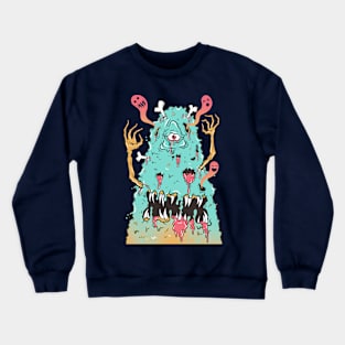 garbage monster Crewneck Sweatshirt